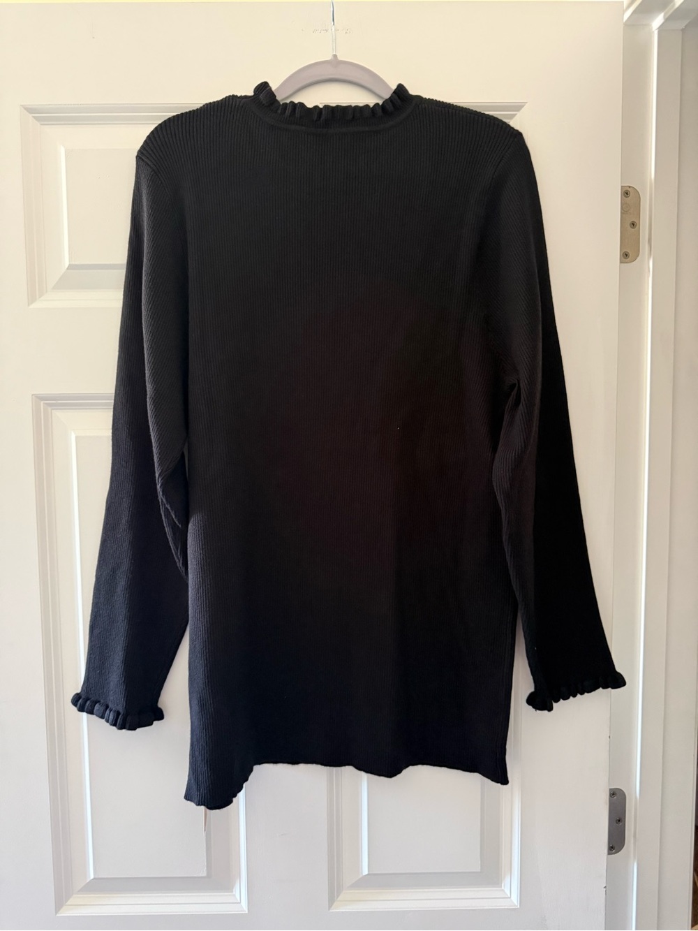 BloomChic Ruffled Crew Neck Sweater - Picture 4 of 4